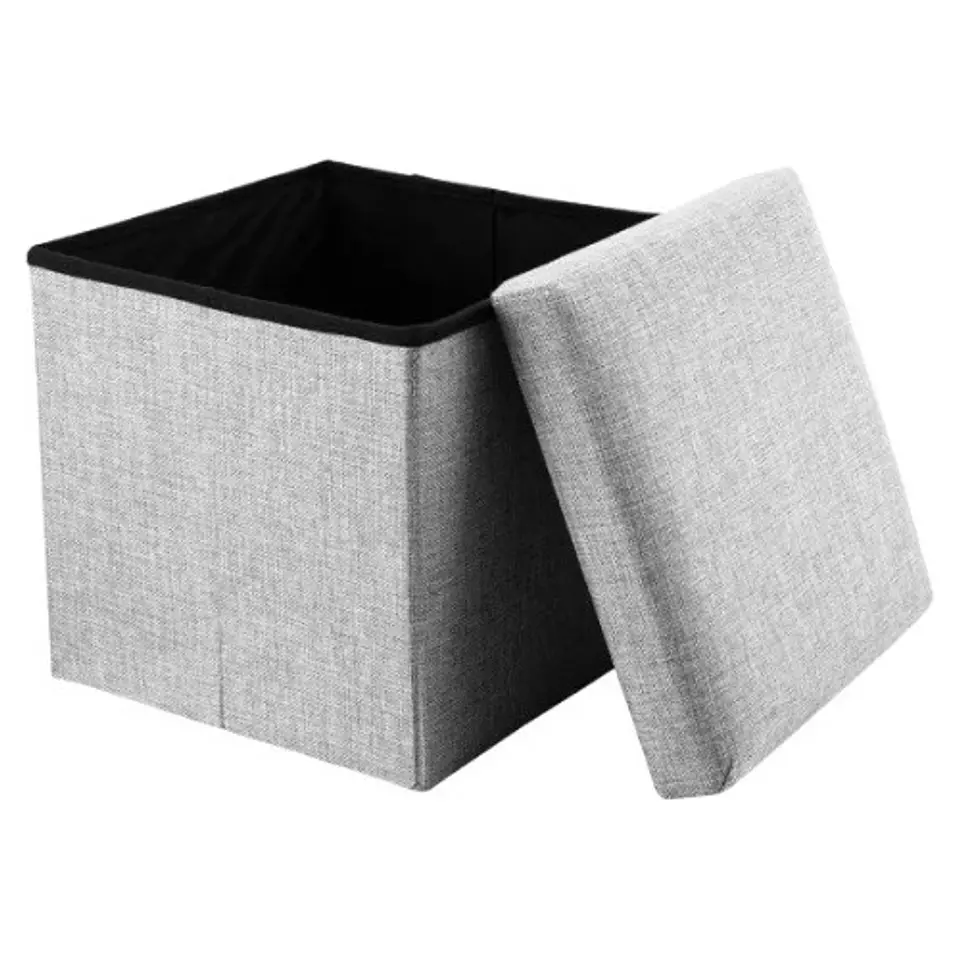 Puff Silla Baul Organizador Multifuncional 38cm X 38cm 4