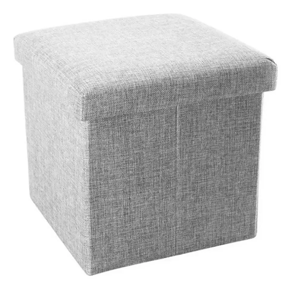 Puff Silla Baul Organizador Multifuncional 38cm X 38cm 6