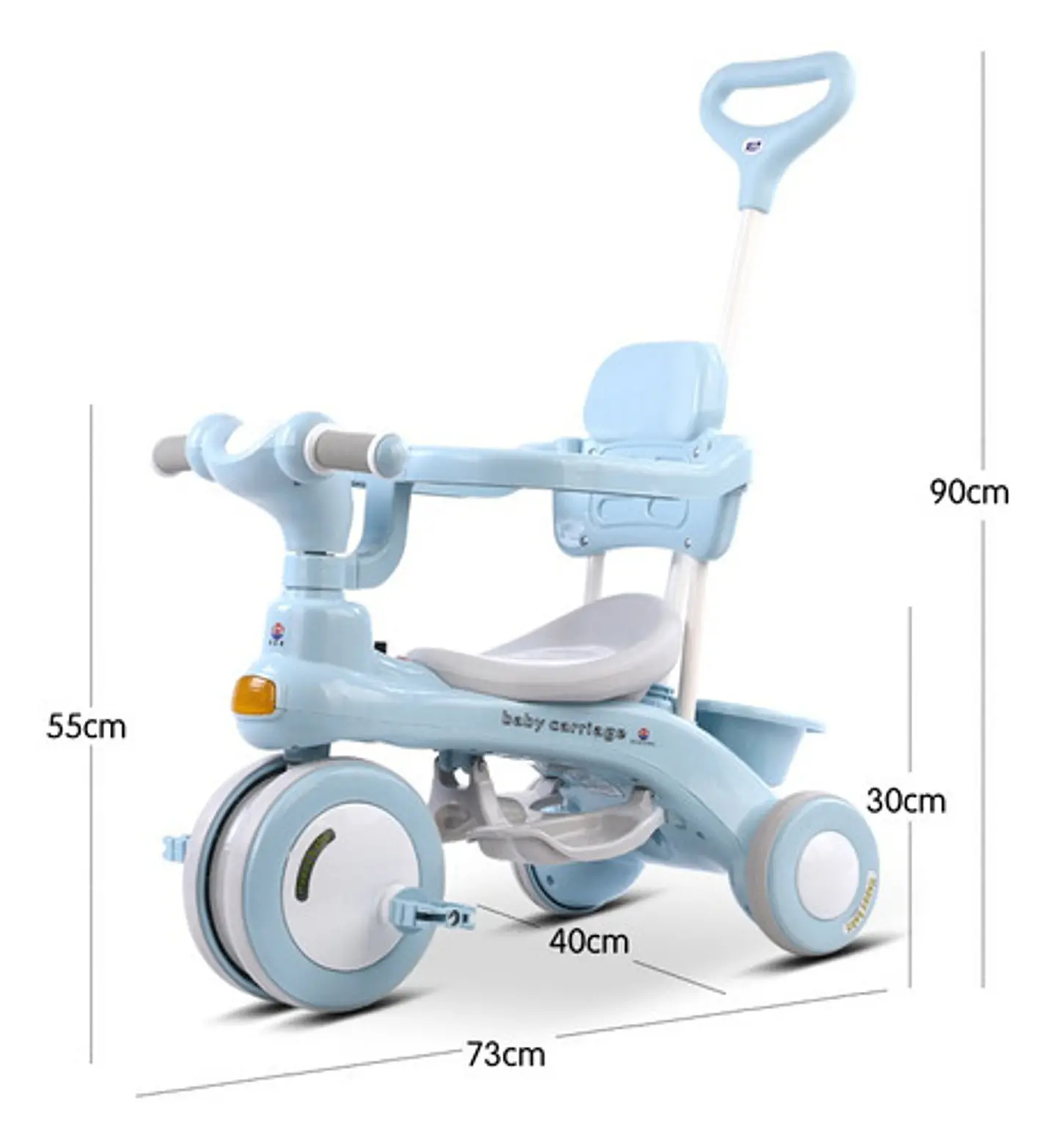 Triciclo Bicicleta Infantil Con Musica Y Luces 3