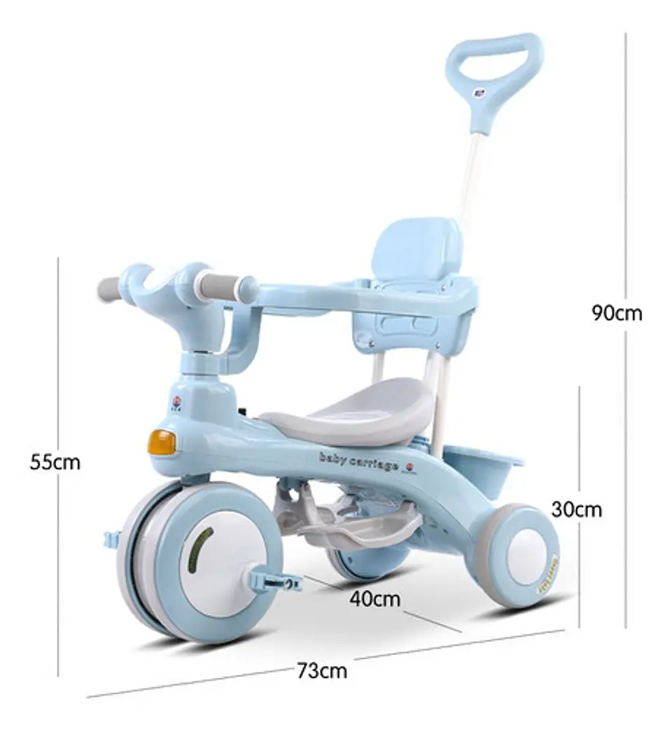 Triciclo Bicicleta Infantil Con Musica Y Luces 3