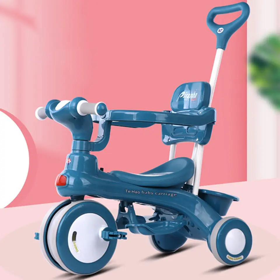 Triciclo Bicicleta Infantil Con Musica Y Luces 4