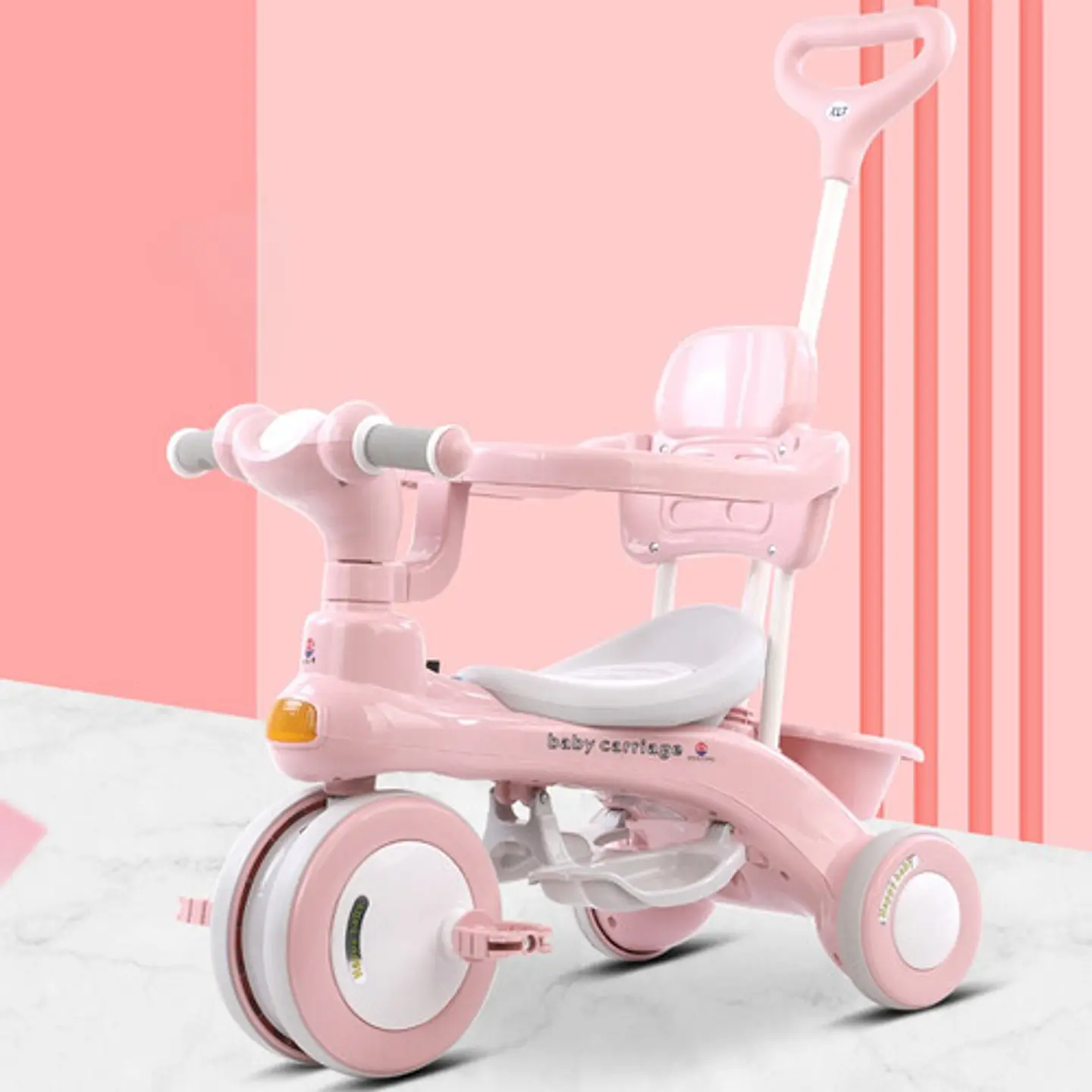 Triciclo Bicicleta Infantil Con Musica Y Luces 7
