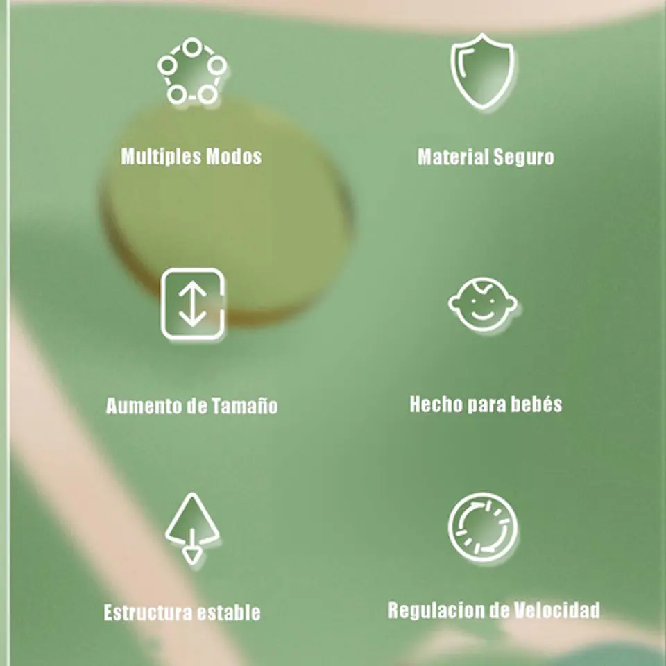 Andadera Musical Con Tablero De Juegos Portátil 6 En 1  11