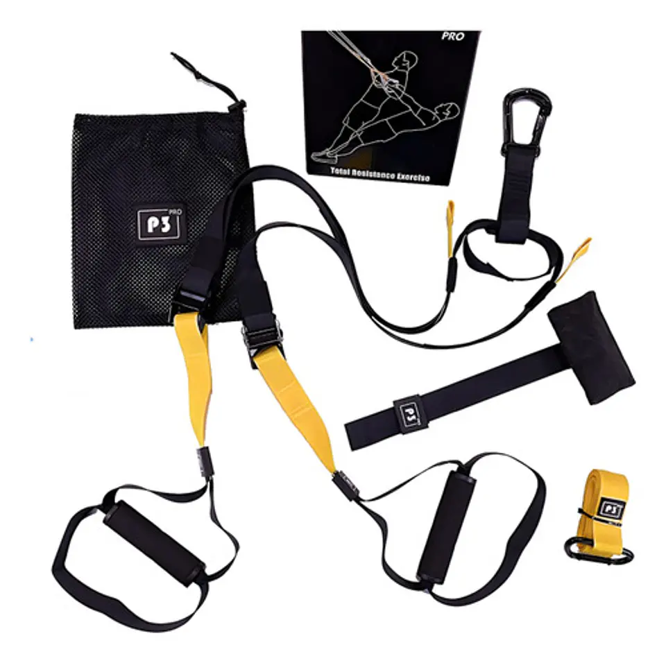 Set Kit Bandas Trx De Suspension P3 Pro 2 Para Entrenamiento 1