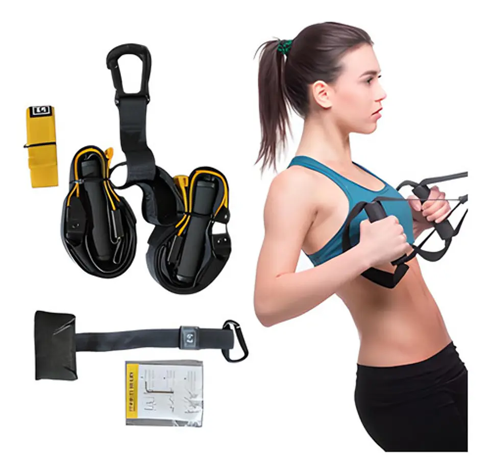 Set Kit Bandas Trx De Suspension P3 Pro 2 Para Entrenamiento 2