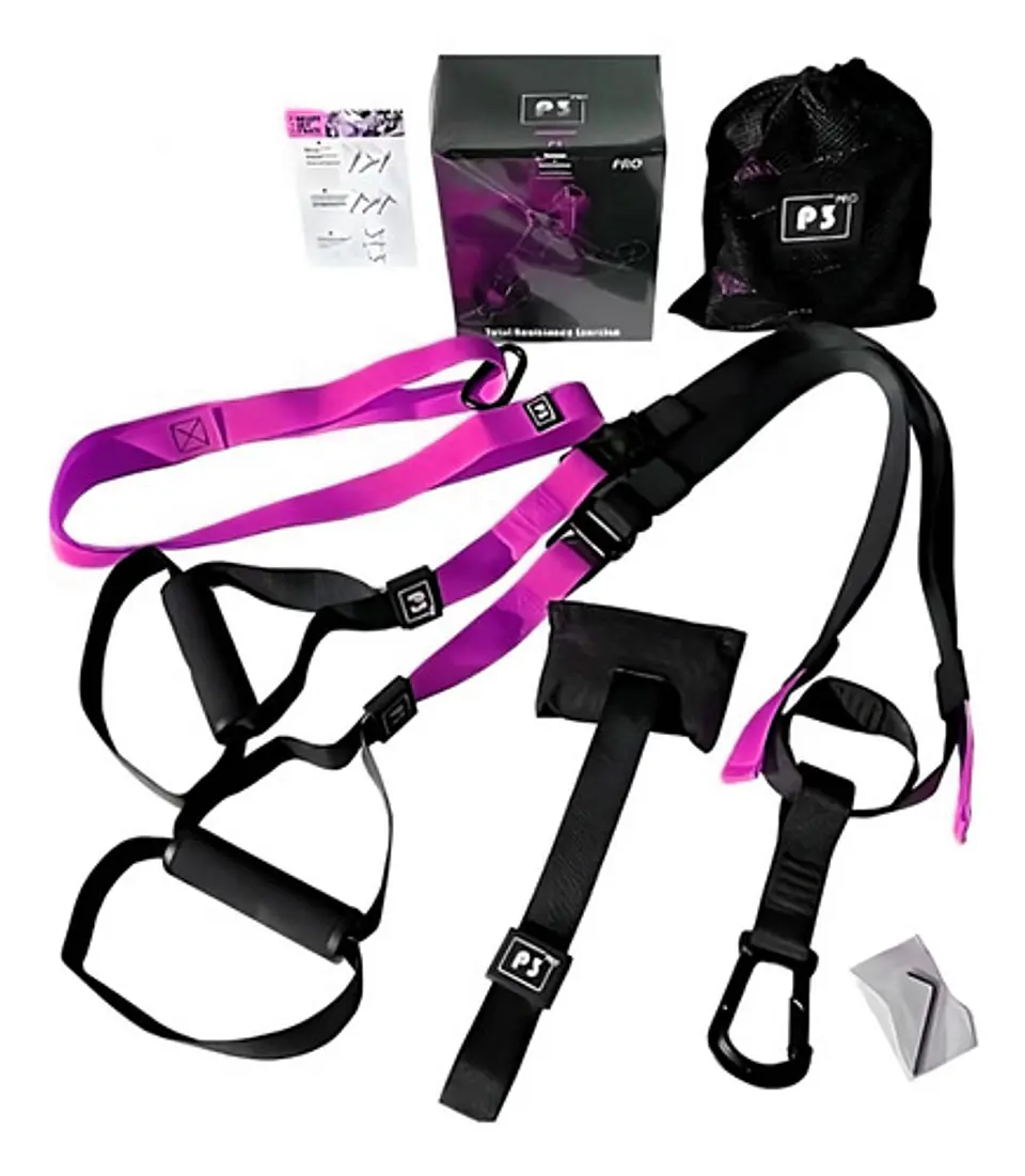 Set Kit Bandas Trx De Suspension P3 Pro 2 Para Entrenamiento 5