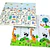 Alfombra Reversible 2 X 1.8 M Antigolpe Plegable Para Bebés