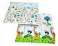 Alfombra Reversible 2 X 1.8 M Antigolpe Plegable Para Bebés - Miniatura 1