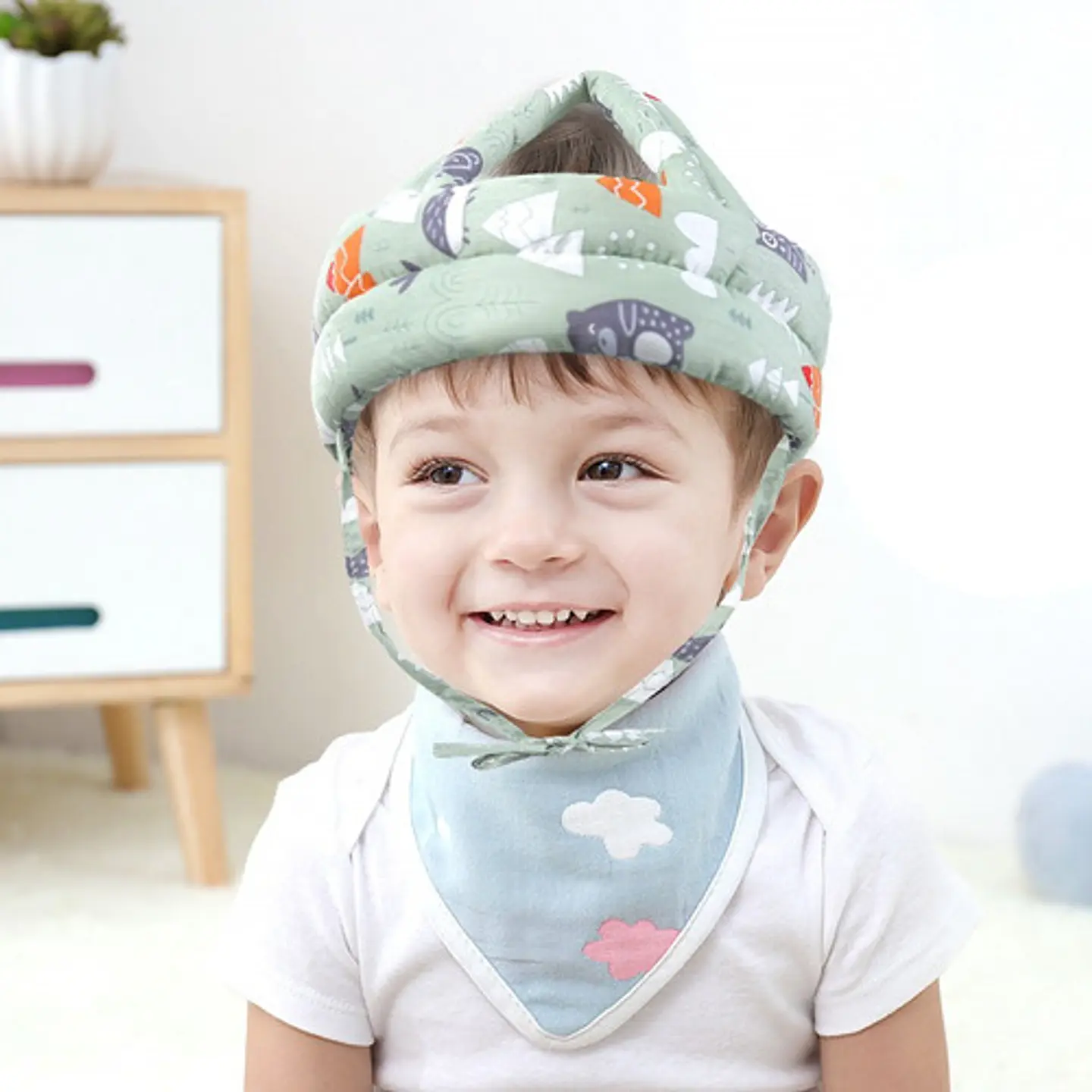 Casco Gorro Protector De Cabeza Para Bebe Antigolpe 2