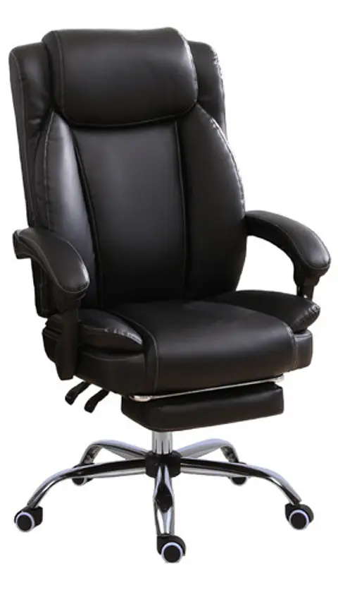 Silla Pc De Cuero Boss Para Oficina (estilo Osaka)
