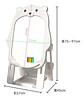 Pizarra Tablero Borrable Multifuncional Plegable De Oso - Miniatura 2