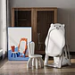 Pizarra Tablero Borrable Multifuncional Plegable De Oso - Miniatura 5