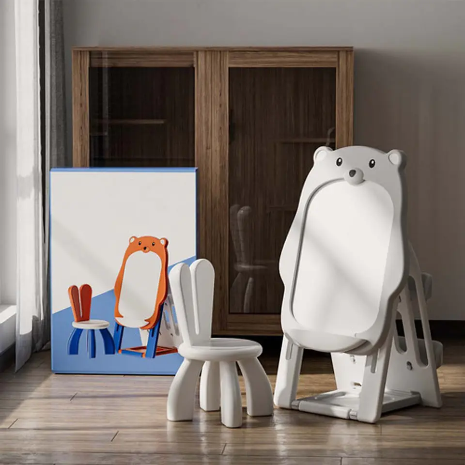 Pizarra Tablero Borrable Multifuncional Plegable De Oso 5