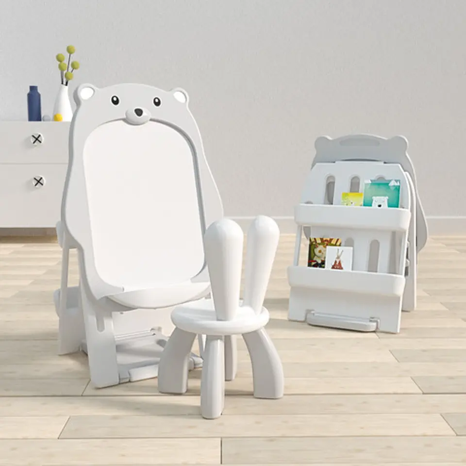 Pizarra Tablero Borrable Multifuncional Plegable De Oso 7