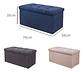 Puff Taburete Plegable Organizador Multifuncion 76cm X 38cm - Miniatura 3