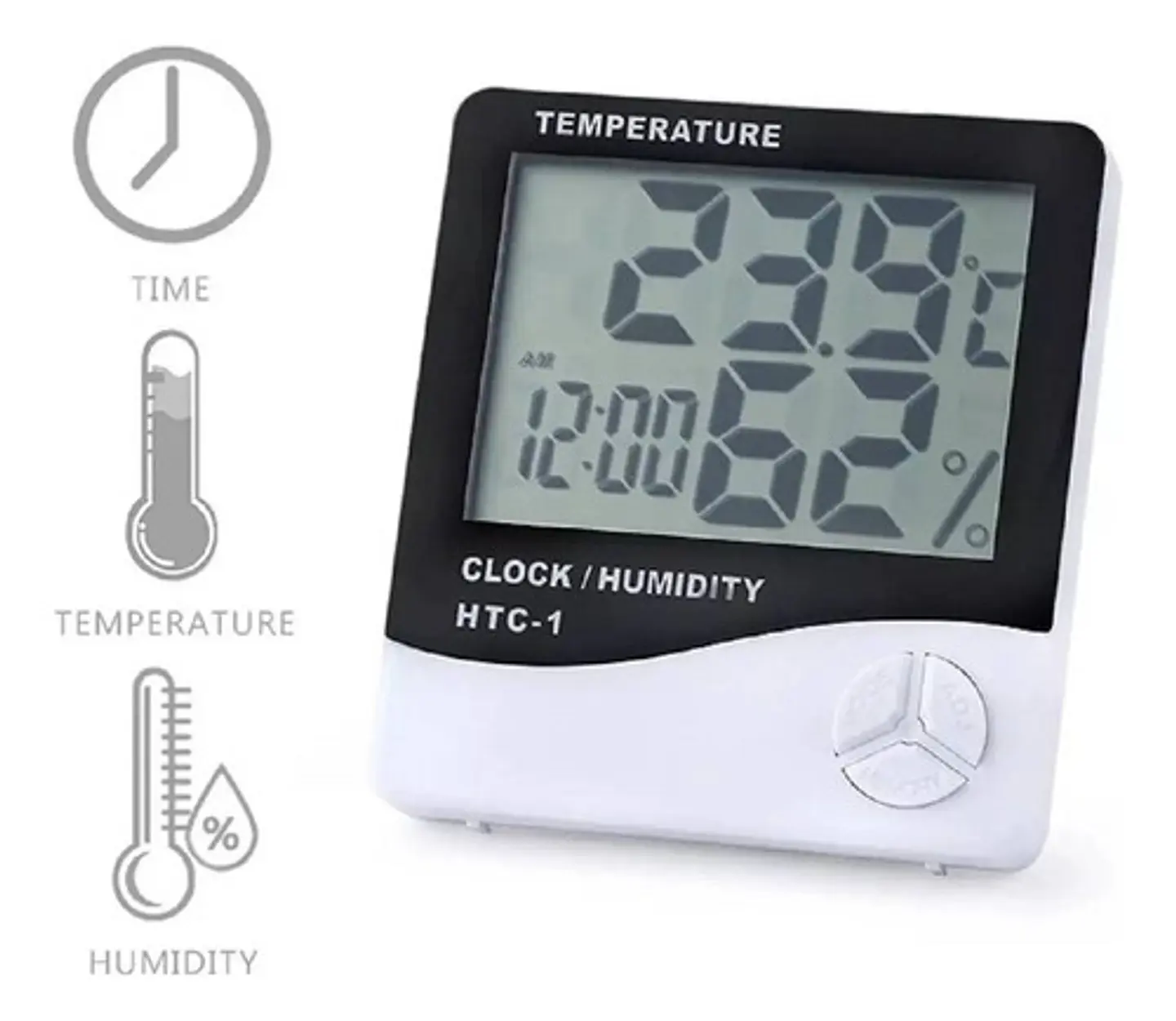Termometro De Interior, Medidor De Humedad Y Temperatura 4