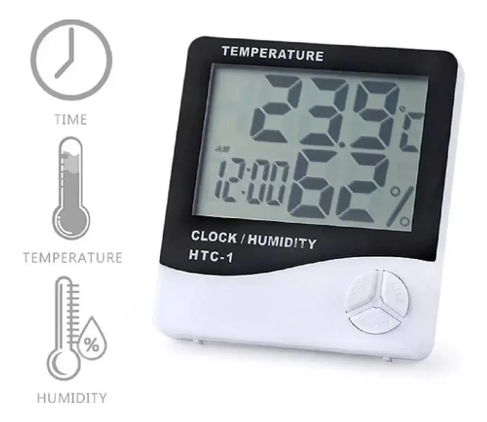 Termometro De Interior, Medidor De Humedad Y Temperatura 4
