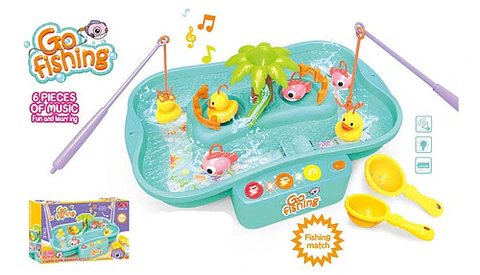 Juguetes De Pesca Con Iluminación Y Música Para Niños Niñas