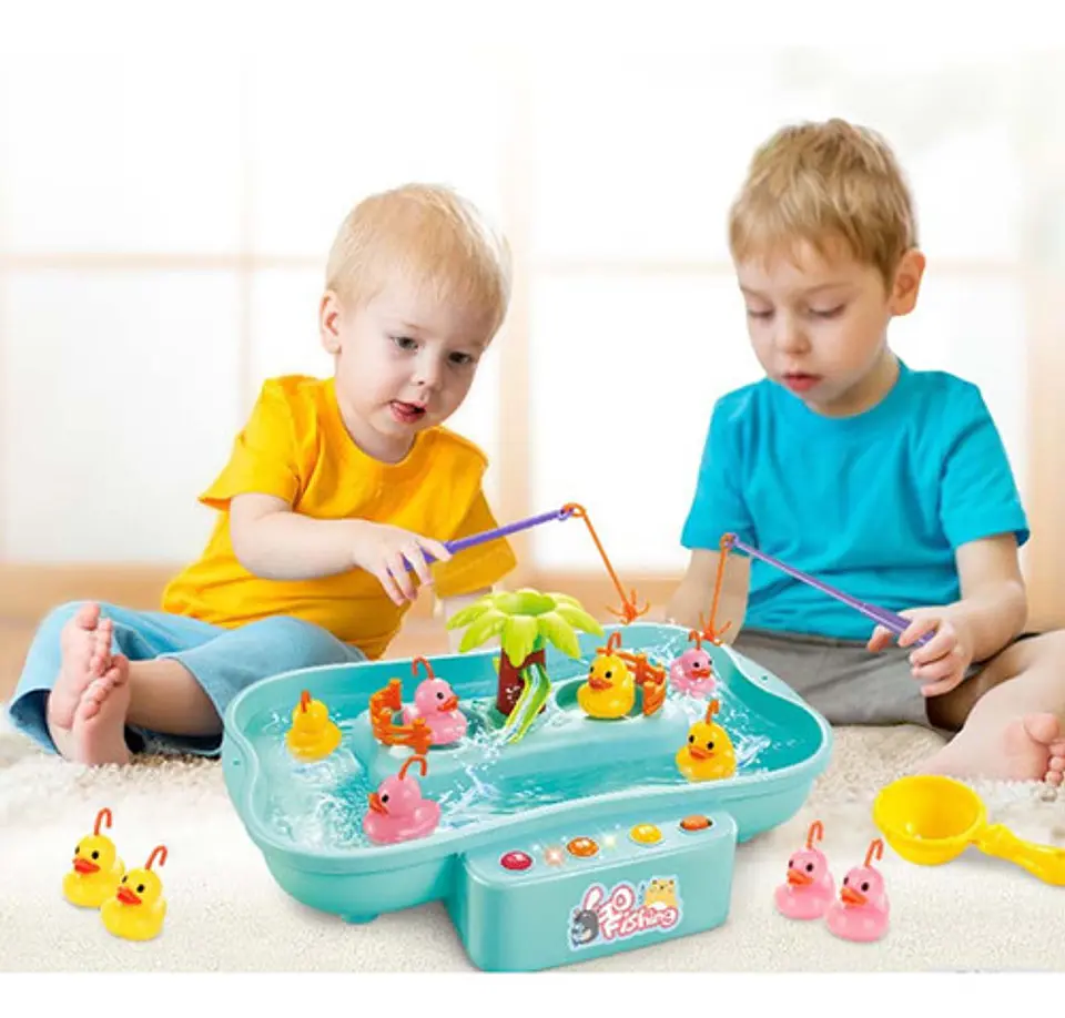 Juguetes De Pesca Con Iluminación Y Música Para Niños Niñas 9