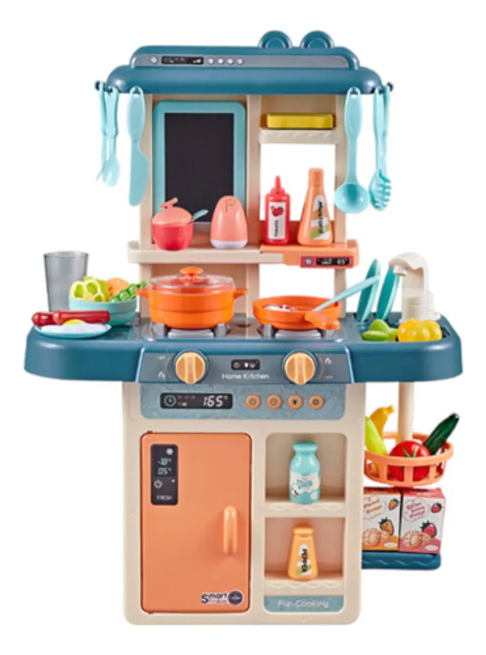 Juego De Cocina Con Luces Y Sonidos 42 Piezas 63cmx45cm 1