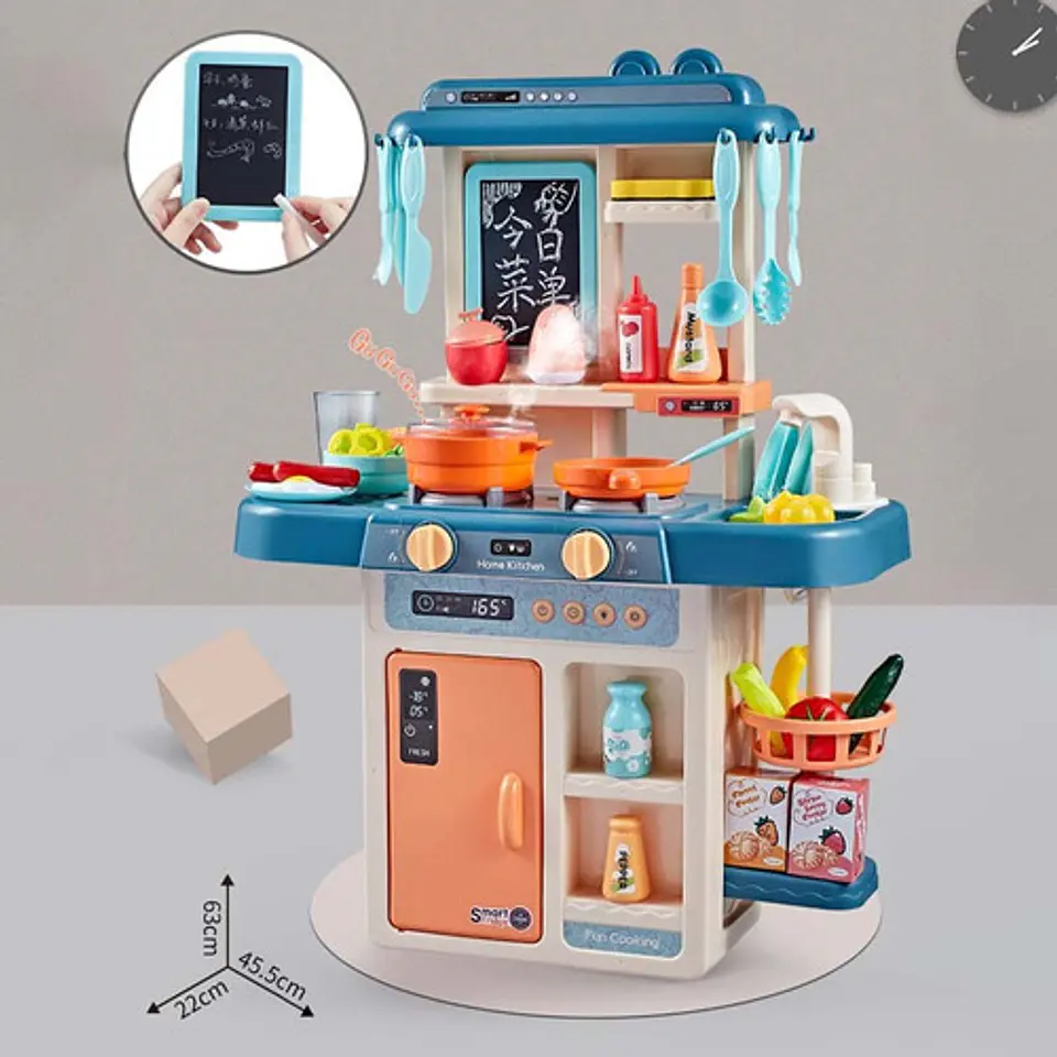 Juego De Cocina Con Luces Y Sonidos 42 Piezas 63cmx45cm 2