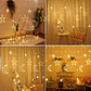 Luces Led De Cortina Guirnalda Navidad Extendible - Miniatura 3