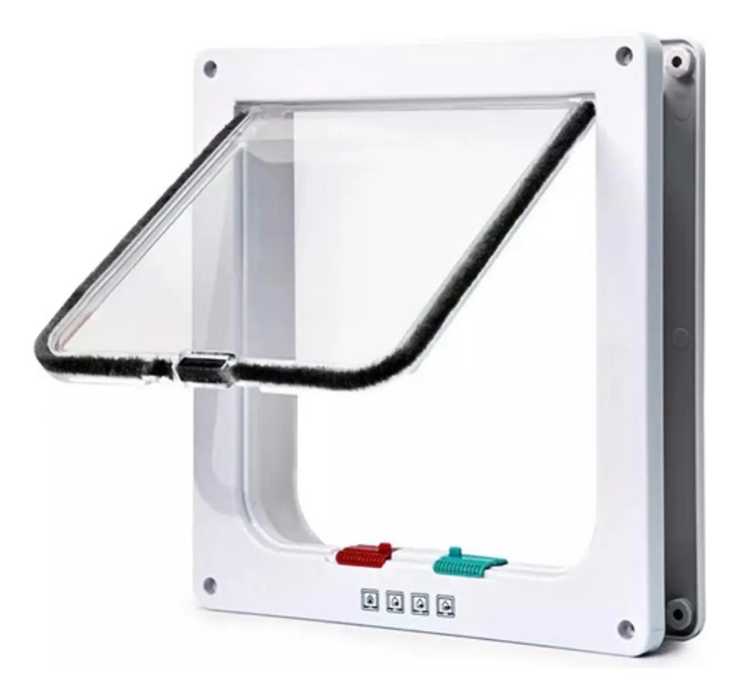 Puerta Silenciosa Con Solapa Gato Para Interior Exterior 2