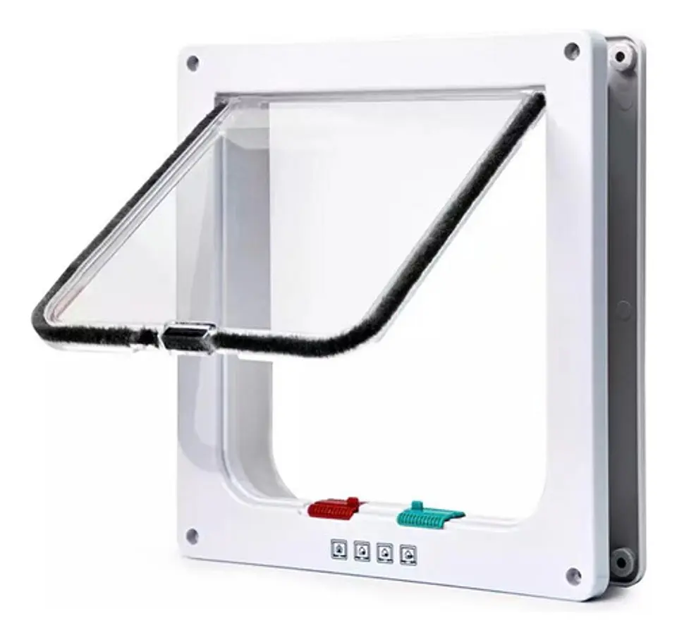 Puerta Silenciosa Con Solapa Gato Para Interior Exterior 2