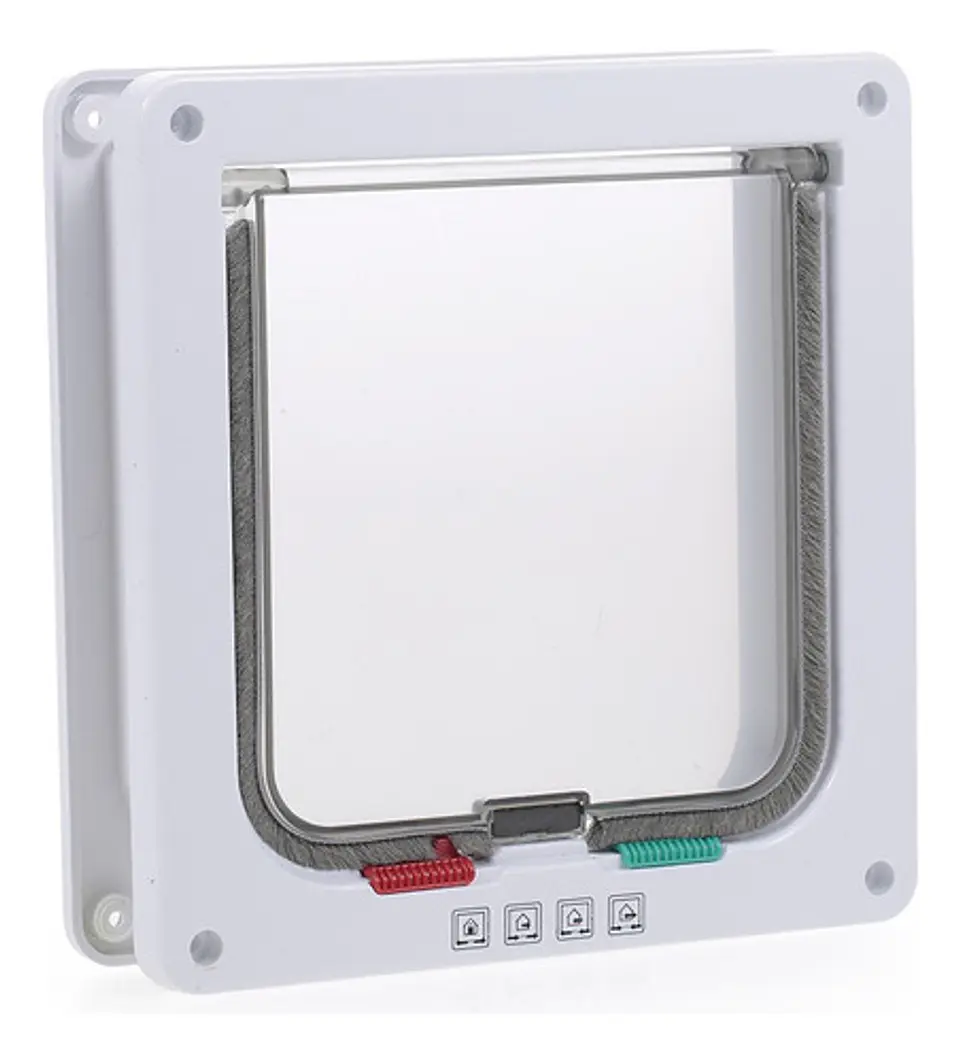 Puerta Silenciosa Con Solapa Gato Para Interior Exterior 4