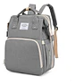 Bolso Mochila Cuna Plegable Impermeable Multifuncional - Miniatura 3
