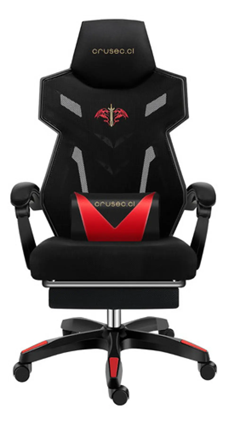 Silla Gamer Reclinable Con Reposapiés Moderna Ergonómica  1