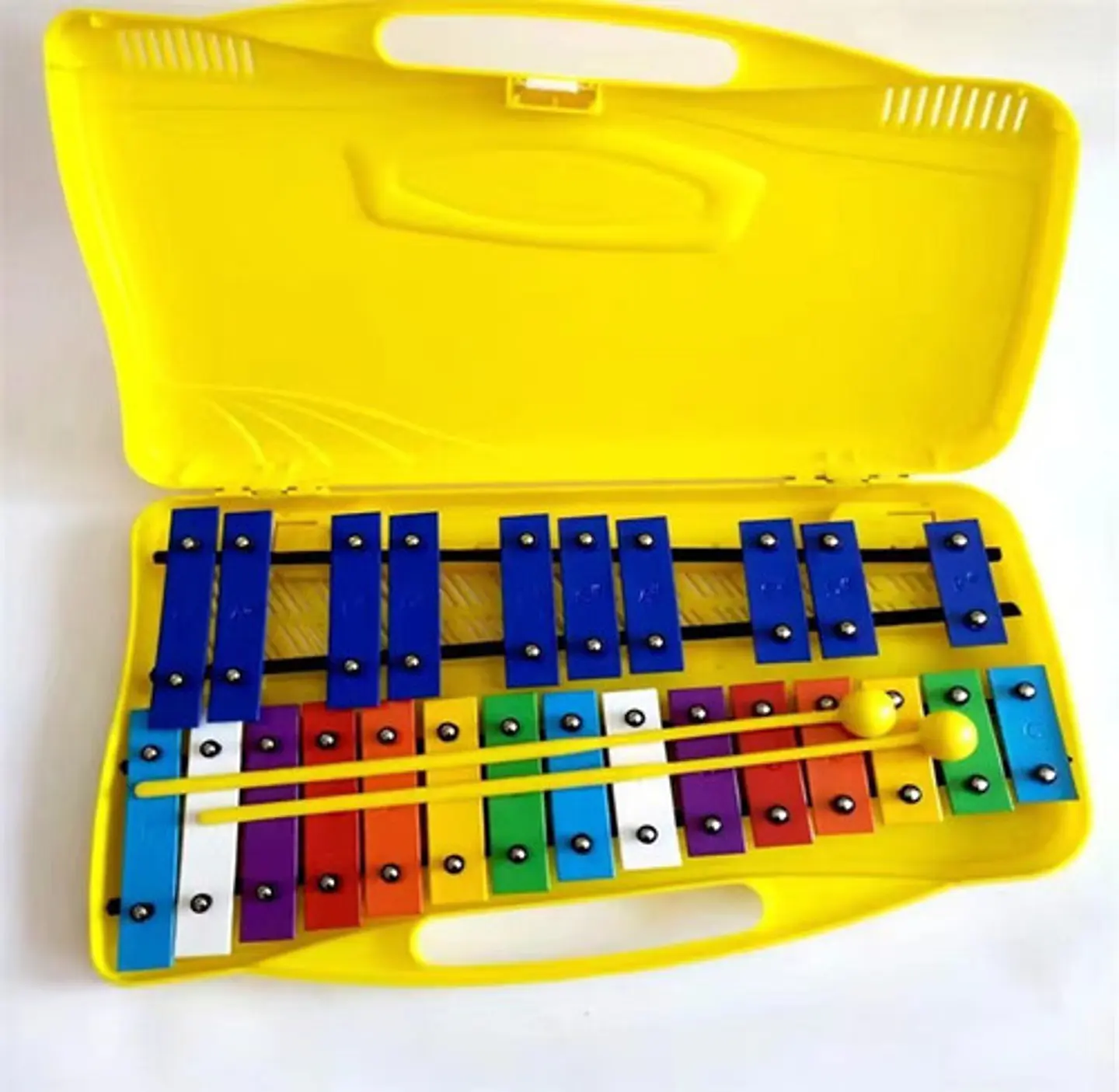 Metalófono 25 Notas Cromático Placas Colores Didáctico 4