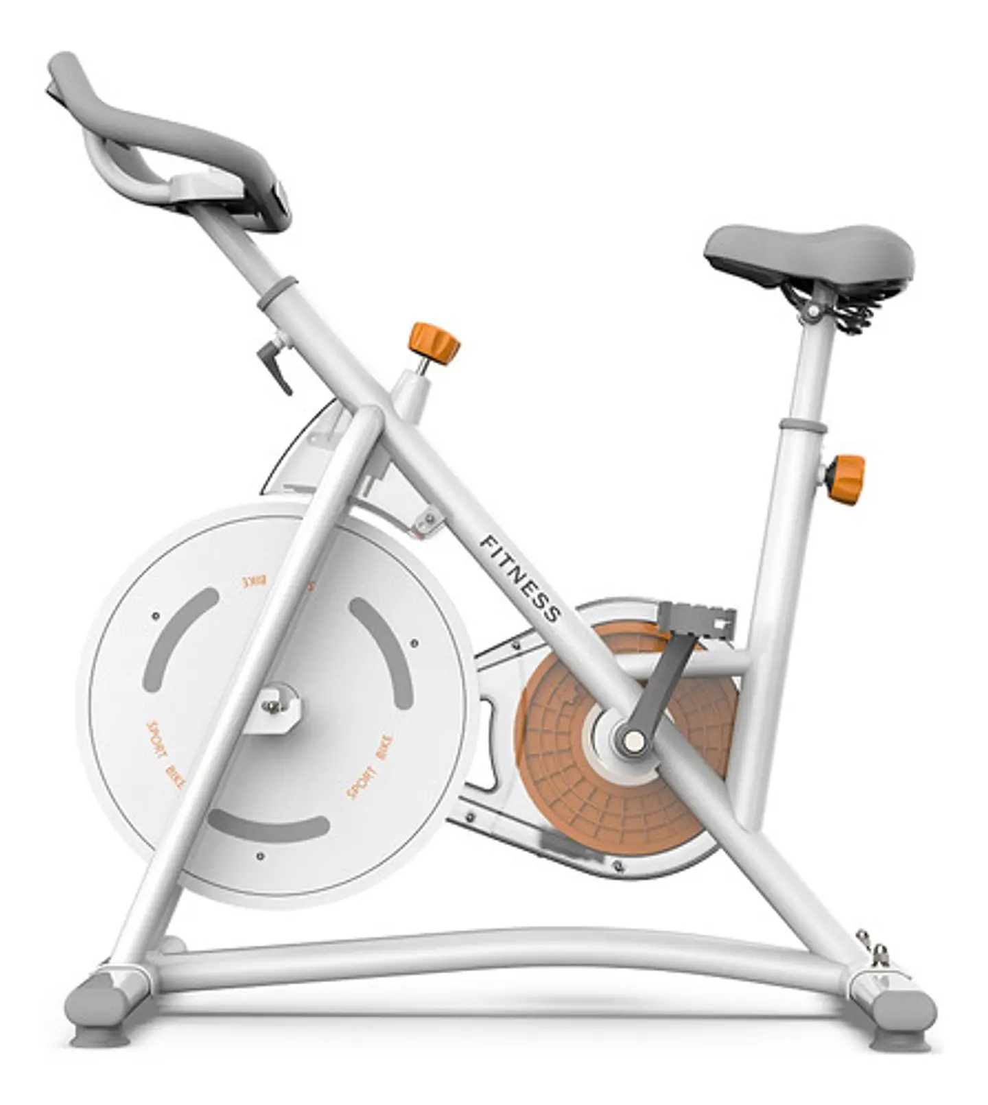 Bicicleta Spinning 5 Kg Fitness Disco Control Magnético 1