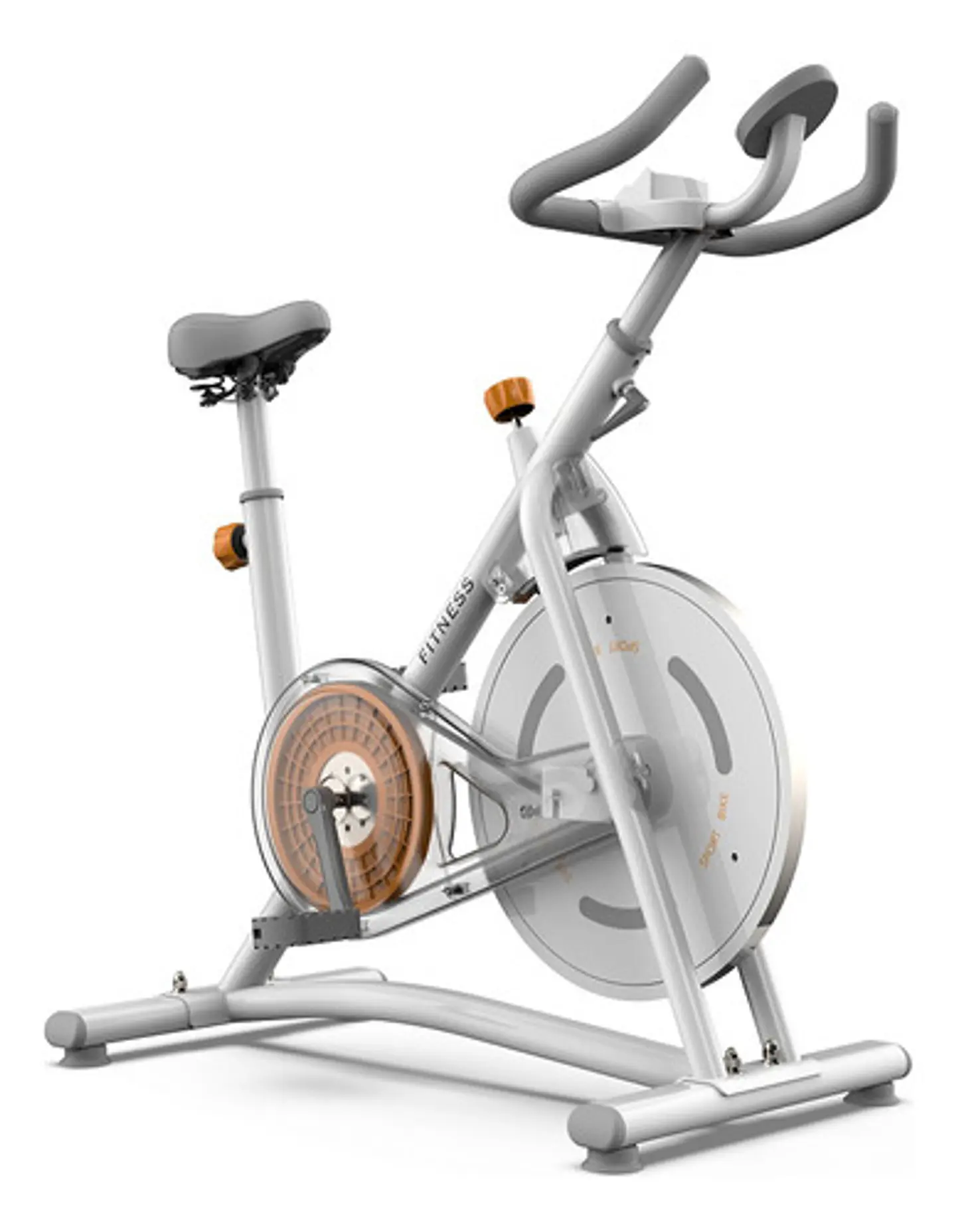 Bicicleta Spinning 5 Kg Fitness Disco Control Magnético 2