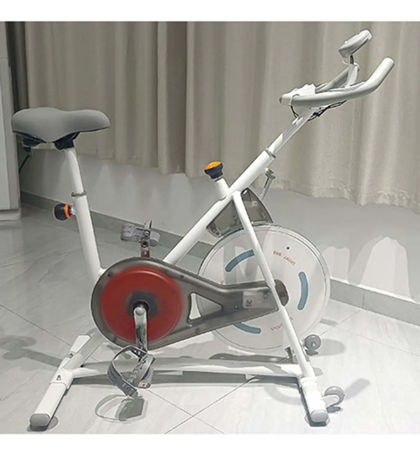 Bicicleta Spinning 5 Kg Fitness Disco Control Magnético 6