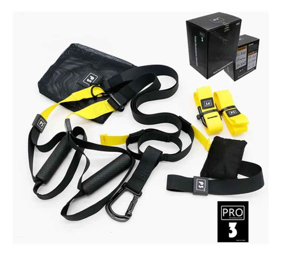 Set Bandas Trx De Suspension P3 Pro 3 Entrenamiento Unisex 2