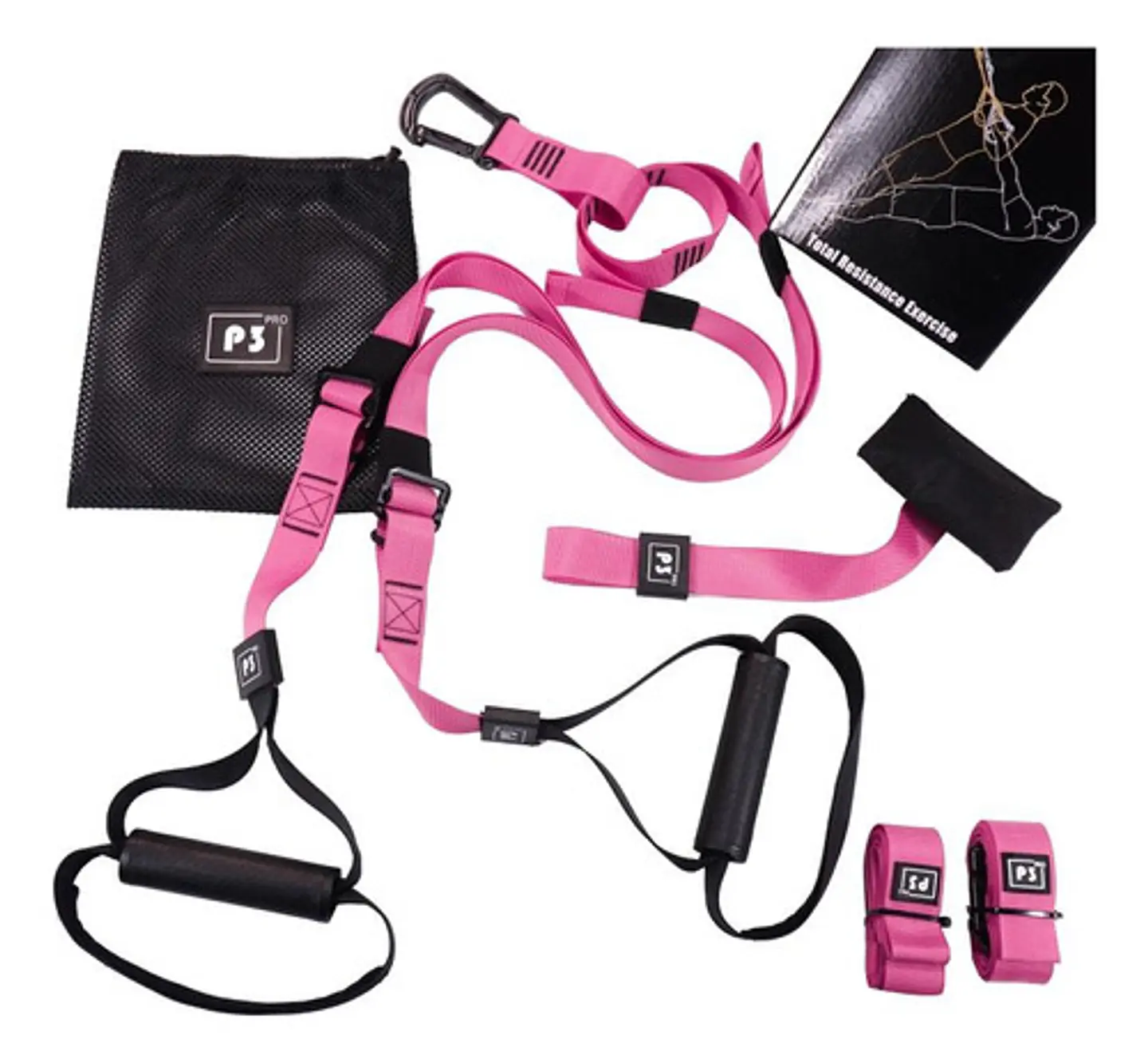 Set Bandas Trx De Suspension P3 Pro 3 Entrenamiento Unisex 5