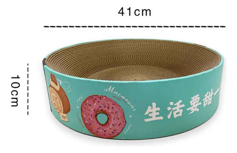 Cama Rascadora Almohadilla Para Gatos Mascotas 41 Cm 4