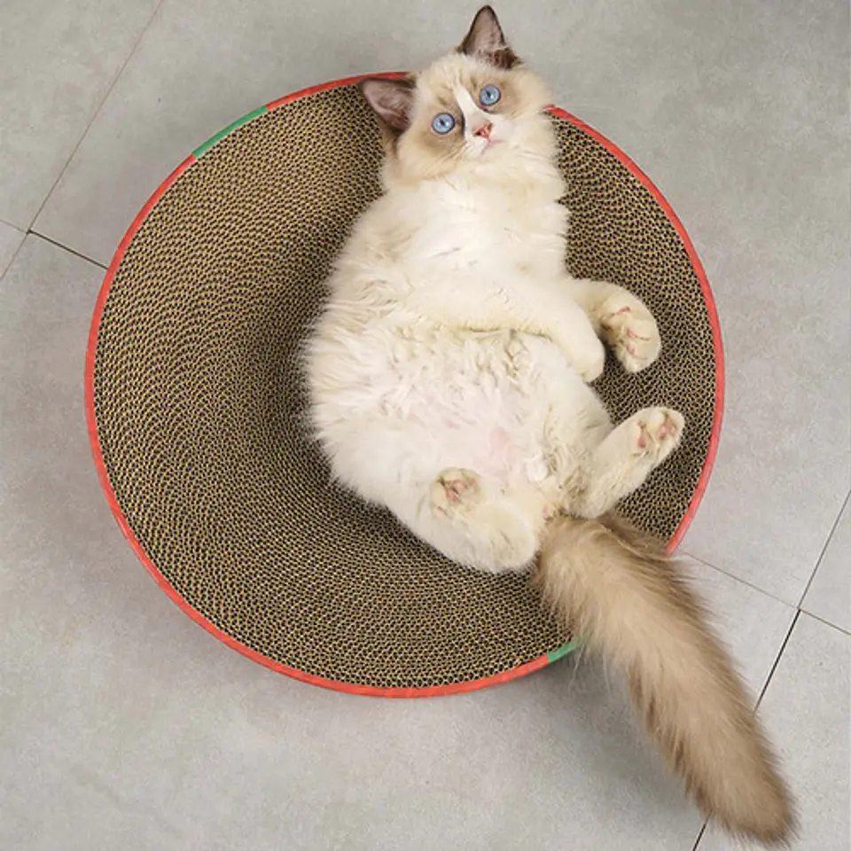 Cama Rascadora Almohadilla Para Gatos Mascotas 41 Cm 8