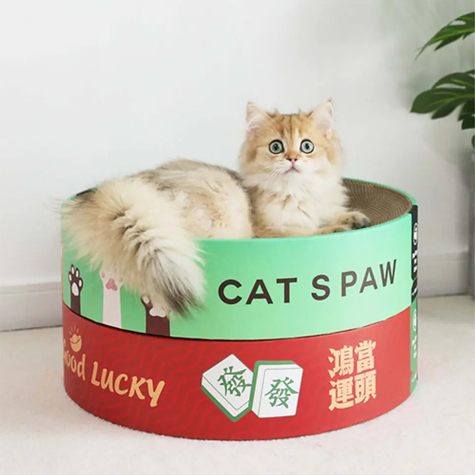 Cama Rascadora Almohadilla Para Gatos Mascotas 41 Cm 12