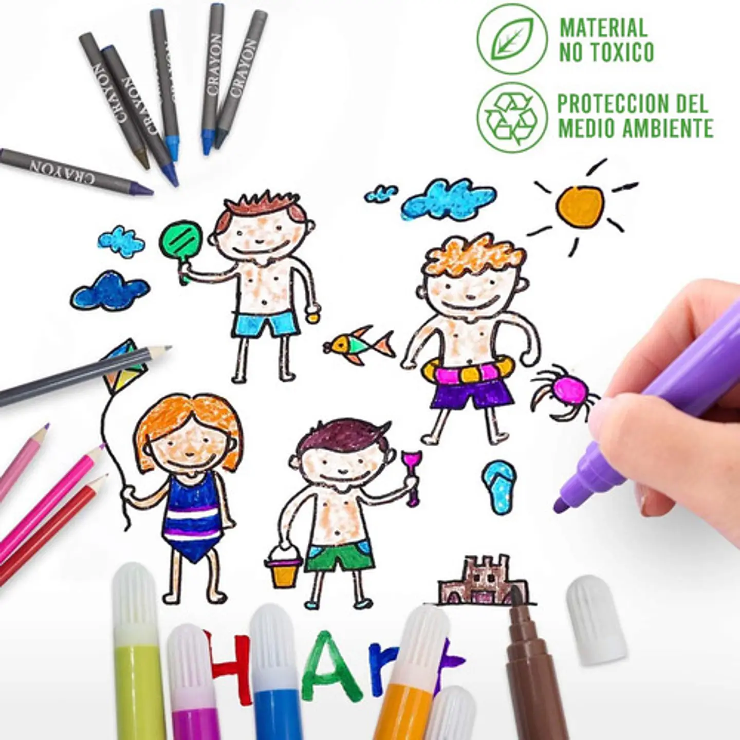 Kit De Pintura 150 Pcs Para Estudiantes Temporada Escolar 6