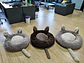 Cama Redonda Tipo Orejas Perros Y Gatos 50cm Antideslizante - Miniatura 4