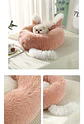 Cama Redonda Tipo Orejas Perros Y Gatos 50cm Antideslizante - Miniatura 7