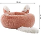 Cama Redonda Tipo Orejas Perros Y Gatos 50cm Antideslizante - Miniatura 9