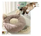 Cama Redonda Tipo Orejas Perros Y Gatos 50cm Antideslizante - Miniatura 11
