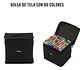 Marcadores Doble Punta Tipo Touchfive X 80 Uds Con Bolso - Miniatura 2