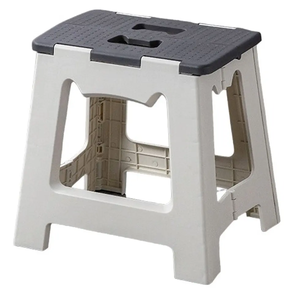 Taburete Plegable Portátil Compacto, Silla De Plástico 33cm 1