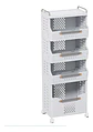 Cesta Organizador De Ropa Sucia Almacenamiento 4 Niveles - Miniatura 1