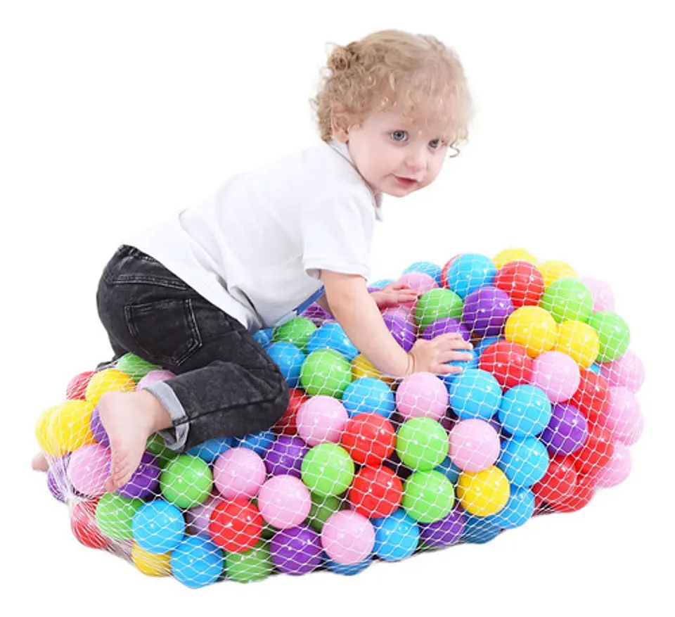 Pack 200 Pelotas Plásticas Para Piscina 5.5 Cm Infantil 1