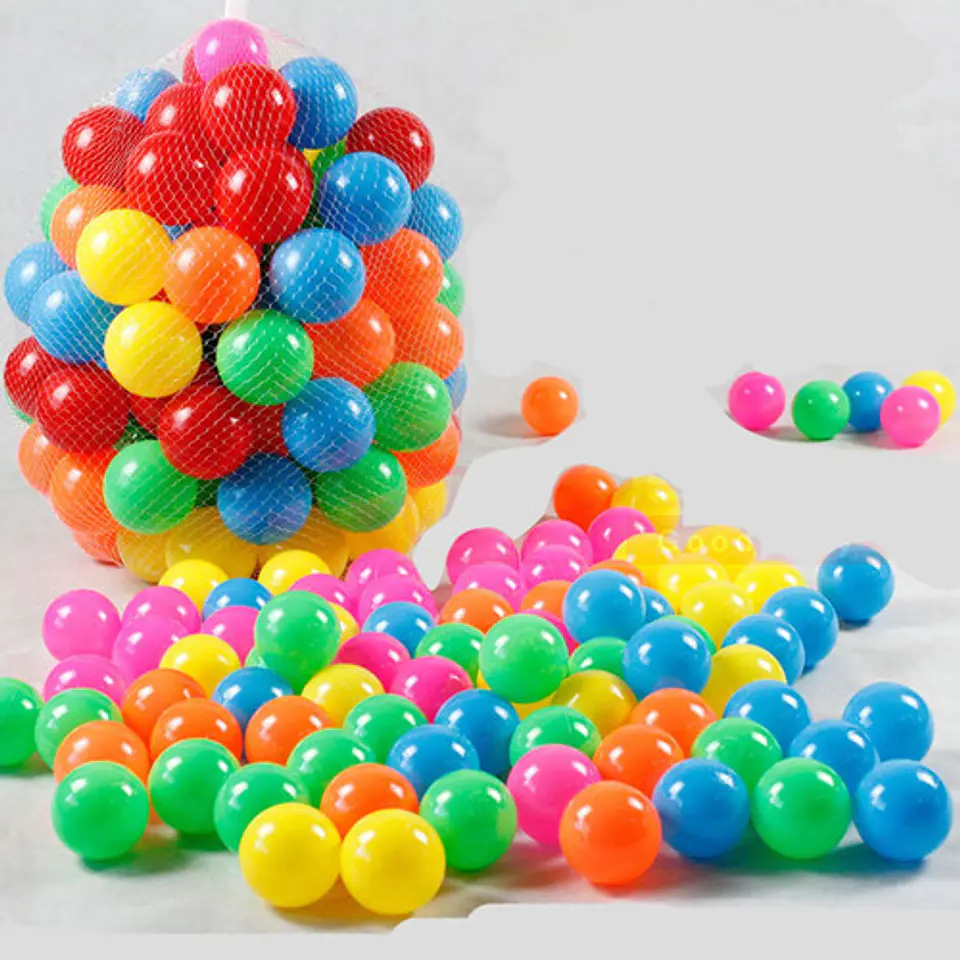 Pack 200 Pelotas Plásticas Para Piscina 5.5 Cm Infantil 3